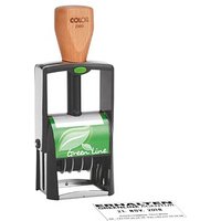 COLOP Datumstempel mit Text individualisierbar Green Line 2360 selbstfärbend schwarz ohne Logo von COLOP