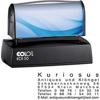 COLOP Textstempel, individualisierbar EOS 50 selbstfärbend blau, schwarz, rot ohne Logo von COLOP