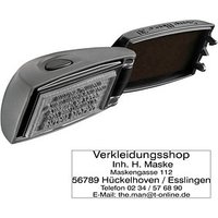 COLOP Textstempel, individualisierbar EOS Stamp Mouse 30 selbstfärbend blau, schwarz, rot ohne Logo von COLOP