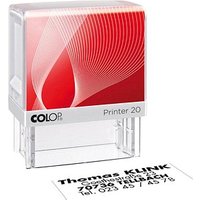 COLOP Textstempel, individualisierbar Printer 20 selbstfärbend schwarz ohne Logo von COLOP