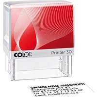 COLOP Textstempel, individualisierbar Printer 30 selbstfärbend schwarz ohne Logo von COLOP