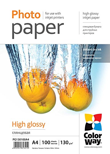 ColorWay hoch glänzend Premium Fotopapier 500 Blatt 10x15 cm 230g/m² Sofort Trocken Wasserfest für alle Tintenstrahldrucker ColorWay hoch glänzend Premium Fotopapier 500 Blatt 10x15 cm 230g/m² Sofort Trocken Wasserfest für alle Tintenstrahldrucker von COLORWAY