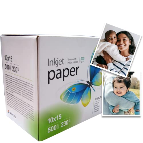 Fotopapier PrintPro von COLORWAY hoch glänzend 500 Blatt 10x15 230g/m² Sofort Trocken Wasserfest für alle Tintenstrahldrucker Fotopapier PrintPro von COLORWAY hoch glänzend 500 Blatt 10x15 230g/m² Sofort Trocken Wasserfest für alle Tintenstrahldrucker von COLORWAY