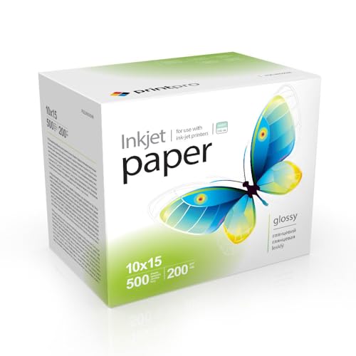 PrintPro Fotopapier, 10x15 cm, 200 g/m², 500 Blatt, Glänzend, für Tintenstrahldrucker PrintPro Fotopapier, 10x15 cm, 200 g/m², 500 Blatt, Glänzend, für Tintenstrahldrucker von COLORWAY