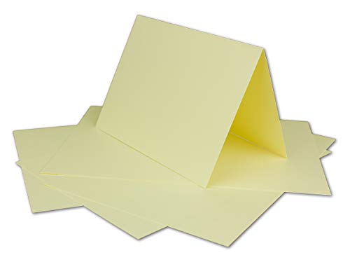 25 DIN A6 Faltkarten Hellgelb - Karten zum Selbstgestalten 14,8 x 21 cm - Klappkarten mit 160 g/m² - Colours-4-you von Glüxx Agent 25 DIN A6 Faltkarten Hellgelb - Karten zum Selbstgestalten 14,8 x 21 cm - Klappkarten mit 160 g/m² - Colours-4-you von Glüxx Agent von COLOURS 4-YOU by Glüxx-Agent