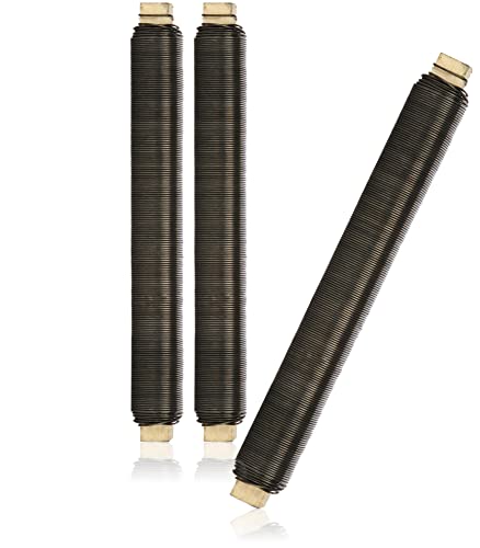 com-four® 3x Blumenwickeldraht-Set - Bindedraht auf Holzstab gewickelt - Metalldraht zum Basteln - Basteldraht 300g (3 Stück - braun) von com-four