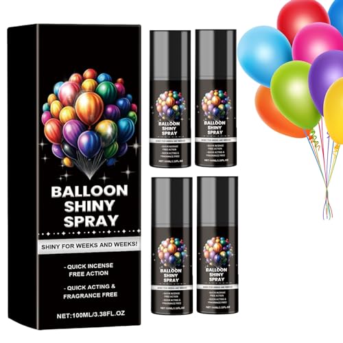 Balloon Shine Spray | 100ml Balloon Brightener Spray | Balloon Shiny Enhancer, Shiny Glow Spray, Balloon Spray for Balloons to Shine and Last Longer Balloon Shine Spray | 100ml Balloon Brightener Spray | Balloon Shiny Enhancer, Shiny Glow Spray, Balloon Spray for Balloons to Shine and Last Longer von COMFOLIVING