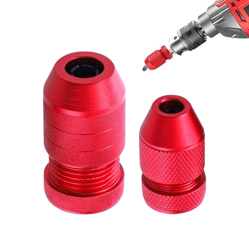 COMFOLIVING Bohrer Bit Stop, Bohrer Bit Depth Stop - 2pcs einstellbarer Aluminium-Legierung Tiefenbohrer | Anti-Rutsch-Holzbearbeitung Zubehör, 2-11 mm multifunktionale Stoppkragen für Kunsthandwerk von COMFOLIVING
