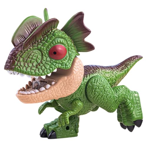 COMFOLIVING Dinosaurier-Schreibwarenset, 5-in-1, Dinosaurier-Briefpapier, 5-in-1, innovatives multifunktionales Schreibwaren-Set in Dinosaurierform, niedlicher manueller Anspitzer, niedliches Zubehör von COMFOLIVING