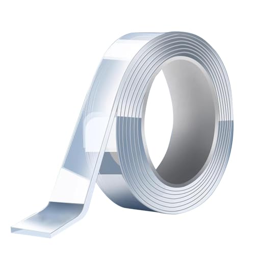 Doppelseitiges Klebeband – Doppelseitiges Klebeband für hohe Beanspruchung | Doppelseitiges Klebeband | Robuste transparente Klebebandrolle | Klebeband, abnehmbares, schneidbares, wasserfestes Montage Doppelseitiges Klebeband – Doppelseitiges Klebeband für hohe Beanspruchung | Doppelseitiges Klebeband | Robuste transparente Klebebandrolle | Klebeband, abnehmbares, schneidbares, wasserfestes Montage von COMFOLIVING