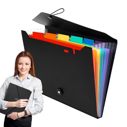 Erweiterter Dateiordner, bunter erweiterter Dateiorganisator, langlebige Dateibox mit mehreren Fächern Multifunktional Accordian-Datei für Quittungen, Briefe, Karten, Rechnungen u Erweiterter Dateiordner, bunter erweiterter Dateiorganisator, langlebige Dateibox mit mehreren Fächern Multifunktional Accordian-Datei für Quittungen, Briefe, Karten, Rechnungen u von COMFOLIVING