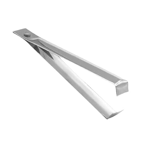 Knoblauchschälpinzette, ergonomisches Knoblauchwerkzeug in Lebensmittelqualität, Edelstahl-Knoblauchpinzette mit flachen, breiten Spitzen, weit verbreiteter Knoblauchschäler, Küchenhelfer für Knoblauchschälpinzette, ergonomisches Knoblauchwerkzeug in Lebensmittelqualität, Edelstahl-Knoblauchpinzette mit flachen, breiten Spitzen, weit verbreiteter Knoblauchschäler, Küchenhelfer für von COMFOLIVING