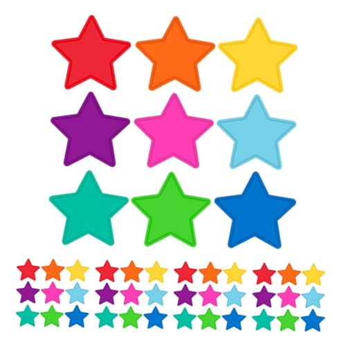 COMNESTBI 1 Satz Sternendekoration Papierausschnitte Sternpapier Aus Papier Pinnwandausschnitte Pinnwand Dekorationen Sterne Für Schwarzes Brett Raumdekorationen Stern Aus Papier Papierstau von COMNESTBI