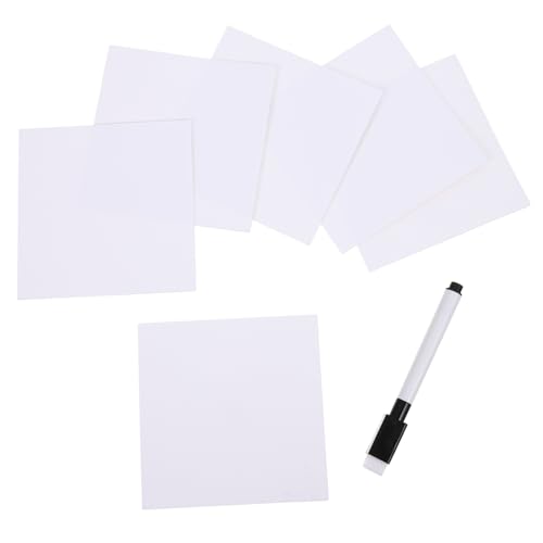 COMNESTBI 1 Satz Wiederverwendbare Haftnotizen Abwischbare Memo Sticker Teiliges mit Whiteboard Stift Praktische Selbstklebende Notizen für Büro und Zuhause Leicht zu COMNESTBI 1 Satz Wiederverwendbare Haftnotizen Abwischbare Memo Sticker Teiliges mit Whiteboard Stift Praktische Selbstklebende Notizen für Büro und Zuhause Leicht zu von COMNESTBI