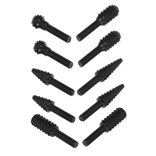 COMNESTBI 10 Stück Holzbearbeitungsdatei Holzbearbeitungswerkzeuge Holzschnitzbohrer Rotationswerkzeugzubehör Zubehör Für Mühlen Mühle Zubehör Gravierwerkzeuge Holzschnitzen Stahl Black COMNESTBI 10 Stück Holzbearbeitungsdatei Holzbearbeitungswerkzeuge Holzschnitzbohrer Rotationswerkzeugzubehör Zubehör Für Mühlen Mühle Zubehör Gravierwerkzeuge Holzschnitzen Stahl Black von COMNESTBI