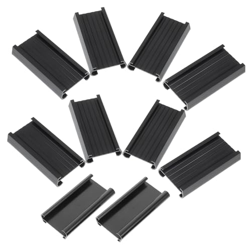 COMNESTBI 10 Stück Regaletikett Schilderständer Regal -etikett -clips Etikettenhalter Für Den Einzelhandel Einzelhandelspreisinhaber Etikettenhalter Für Regale Preisanzeigehalter Pvc Black von COMNESTBI