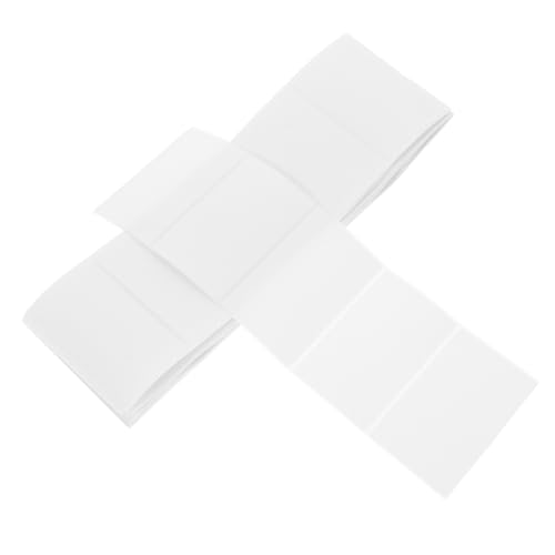 COMNESTBI 100 Stück Etiketten Drucken Postetiketten, Aufkleber, Adresse Adressetiketten Bedruckbare Etiketten Versandetiketten Für Umschläge Druckeretiketten Beschichtetes Papier Weiß von COMNESTBI