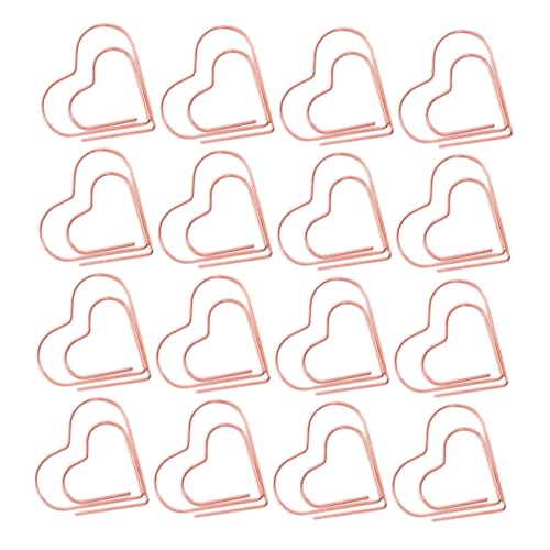 COMNESTBI 100 Stück Liebe Büroklammer Briefpapier Zeichen Rosa Papierklammern Büroklammern Süß Scrapbook-clips Liebe Herzförmige Büroklammern Süße Bindeklammern Herzclips Metall Rose Gold COMNESTBI 100 Stück Liebe Büroklammer Briefpapier Zeichen Rosa Papierklammern Büroklammern Süß Scrapbook-clips Liebe Herzförmige Büroklammern Süße Bindeklammern Herzclips Metall Rose Gold von COMNESTBI