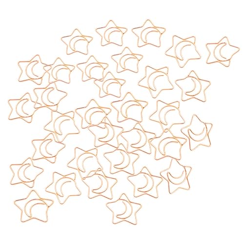 COMNESTBI 100Stücke Süße Büroklammern Sternform Dekorative Bastelklammern für Home Office Stabile und Langlebige Clips Roségold für Kreative Projekte und Dokumentenorganisation COMNESTBI 100Stücke Süße Büroklammern Sternform Dekorative Bastelklammern für Home Office Stabile und Langlebige Clips Roségold für Kreative Projekte und Dokumentenorganisation von COMNESTBI