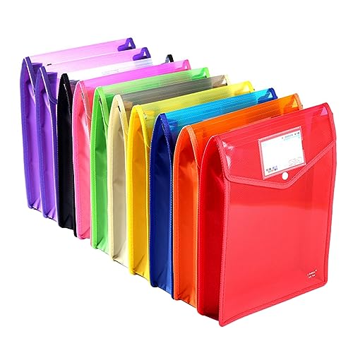 COMNESTBI 10Stücke Aktenordner Portable Dokumentenmappe mit Druckknopf Fächer Organizer für Schule Büro Reisen Langlebig und Wiederverwendbar Vielseitige Ablage für Dokumente COMNESTBI 10Stücke Aktenordner Portable Dokumentenmappe mit Druckknopf Fächer Organizer für Schule Büro Reisen Langlebig und Wiederverwendbar Vielseitige Ablage für Dokumente von COMNESTBI