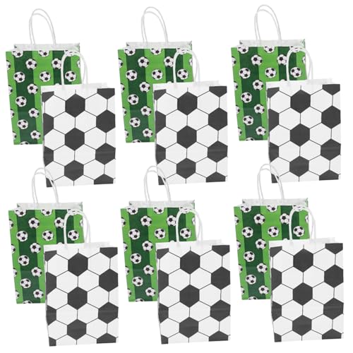 COMNESTBI 12 Stück Fußball-party-geschenktüte Beute Geburtstag Fußball-gastgeschenke-leckereien-taschen Taschen Für Fußballpartys Fußball-partytaschen Sport Geschenktüten Kraftpapier COMNESTBI 12 Stück Fußball-party-geschenktüte Beute Geburtstag Fußball-gastgeschenke-leckereien-taschen Taschen Für Fußballpartys Fußball-partytaschen Sport Geschenktüten Kraftpapier von COMNESTBI