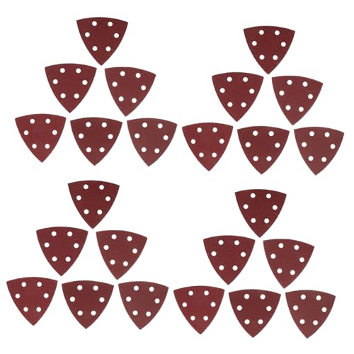 COMNESTBI 120 Stück Schleifpapierblätter, Schleifblätter, Feine Körnung, Schleifpapier Für Holz, Metall Und Harz, Dreieckige Form Für Verbesserte Präzision COMNESTBI 120 Stück Schleifpapierblätter, Schleifblätter, Feine Körnung, Schleifpapier Für Holz, Metall Und Harz, Dreieckige Form Für Verbesserte Präzision von COMNESTBI