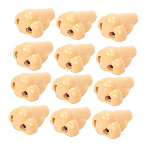COMNESTBI 12pcs Tragbarer Nasenförmiger Bleistiftspitzer Niedlicher Cartoon -schaltspiel Für Kinder Schulbüro Geburtstagsparty Gefälligkeiten von COMNESTBI