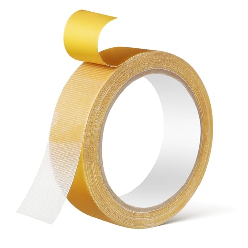 COMNESTBI 1Rolle Doppelseitiges Stoffband Robustes Gitterdesign Starkes Klebeband für Wände Teppiche Bilderrahmen und Dekoration Reiß und Verschleißfest Vielseitig COMNESTBI 1Rolle Doppelseitiges Stoffband Robustes Gitterdesign Starkes Klebeband für Wände Teppiche Bilderrahmen und Dekoration Reiß und Verschleißfest Vielseitig von COMNESTBI