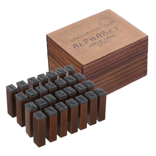COMNESTBI 1Satz Vintage Holzstempel mit Retro Stempeln für DIY Tagebuch Scrapbooking und Handwerk Robuste und Elegante Briefmarken aus Holz Leicht und Tragbar von COMNESTBI