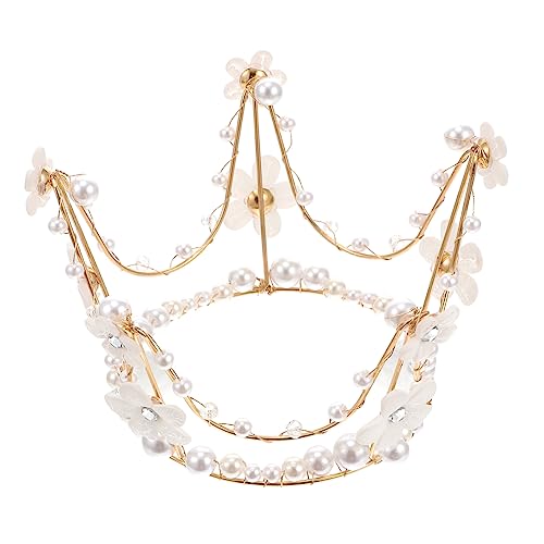 COMNESTBI 1Stück Perlenkrone Kuchen Dekoration für Geburtstagsfeiern Eleganter Torten Topper mit Zartem Design für Besondere Anlässe und Feierlichkeiten Hochwertigen Partybedarf COMNESTBI 1Stück Perlenkrone Kuchen Dekoration für Geburtstagsfeiern Eleganter Torten Topper mit Zartem Design für Besondere Anlässe und Feierlichkeiten Hochwertigen Partybedarf von COMNESTBI