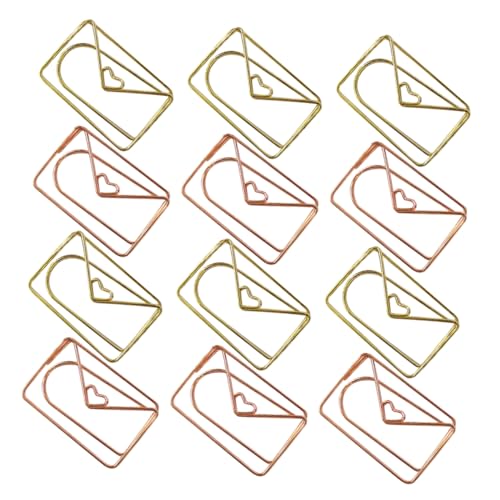 COMNESTBI 20 Stück Briefumschlag-Büroklammer büroartikel bürodekoration büromaterial Lustige Papierklammern hochzeit dekoration Büroklammern mittel Büroklammer-Etui Binderclip Clips Metall COMNESTBI 20 Stück Briefumschlag-Büroklammer büroartikel bürodekoration büromaterial Lustige Papierklammern hochzeit dekoration Büroklammern mittel Büroklammer-Etui Binderclip Clips Metall von COMNESTBI