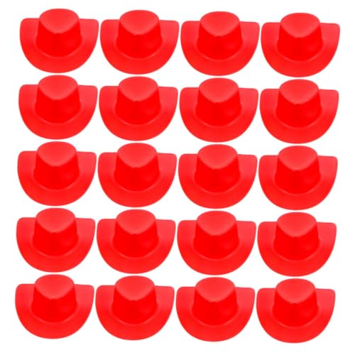 COMNESTBI 20 Stück Miniaturhut klein Mini-Hüte Cowboy-Hut Erwachsene winzig für puppenkleidung Puppenhut Westernhut für Cosplay Westernhut für Puppen Mall-Hut Hut für Minihauspuppe Plastik von COMNESTBI