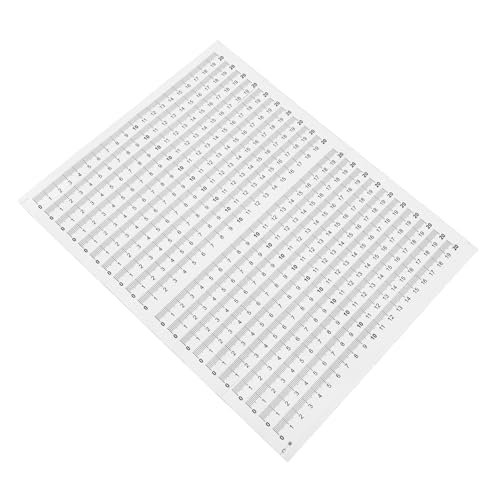COMNESTBI 20Stücke Selbstklebende Maßbänder Flexibles Lineal Wasserfestes Maßband für Präzise Messungen für Bastelarbeiten und Transparent mit Schwarzer COMNESTBI 20Stücke Selbstklebende Maßbänder Flexibles Lineal Wasserfestes Maßband für Präzise Messungen für Bastelarbeiten und Transparent mit Schwarzer von COMNESTBI