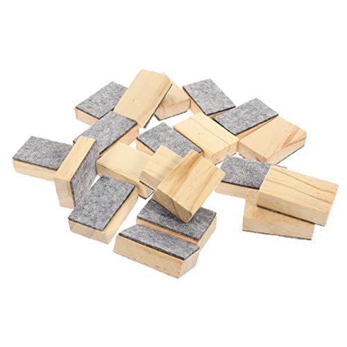 COMNESTBI 20Stücke Teiliges Staubfreier Radiergummi aus Holz Kreidewischer für Blackboard für Schule Büro und Zuhause COMNESTBI 20Stücke Teiliges Staubfreier Radiergummi aus Holz Kreidewischer für Blackboard für Schule Büro und Zuhause von COMNESTBI