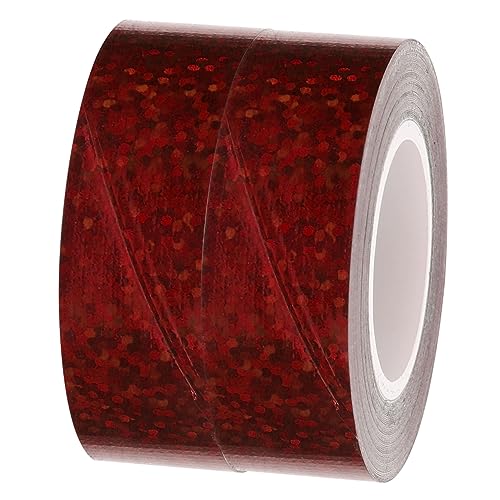 COMNESTBI 2Rollen Holographisches Klebeband Selbstklebendes Stoffband für Bastelprojekte und Dekoration Haftend und Leicht Ablösbar Innen COMNESTBI 2Rollen Holographisches Klebeband Selbstklebendes Stoffband für Bastelprojekte und Dekoration Haftend und Leicht Ablösbar Innen von COMNESTBI