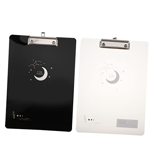 COMNESTBI 2Stücke Schreibtafeln Metallclip Leicht und Langlebig für Büro und Schule Lösung zur Sicheren Ablage von Dokumenten und Notizen Transparentes Design COMNESTBI 2Stücke Schreibtafeln Metallclip Leicht und Langlebig für Büro und Schule Lösung zur Sicheren Ablage von Dokumenten und Notizen Transparentes Design von COMNESTBI