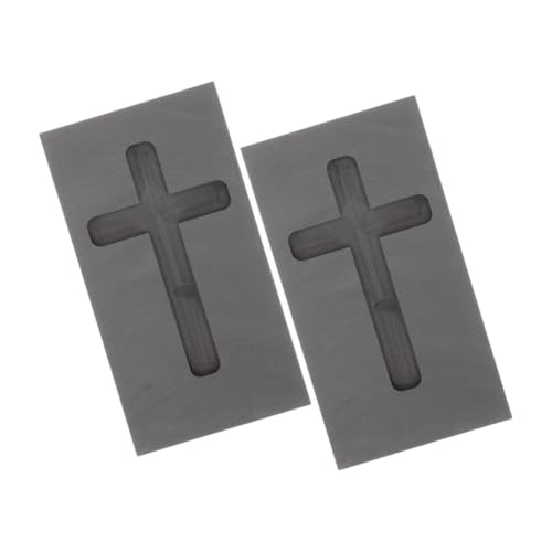 COMNESTBI 2stücke Hochtemperatur Graphit Gussform Für Metallguss Kreuzform Für Aluminium Schmelz Und Veredelungsanwendungen Temperaturbeständig Und Langlebig COMNESTBI 2stücke Hochtemperatur Graphit Gussform Für Metallguss Kreuzform Für Aluminium Schmelz Und Veredelungsanwendungen Temperaturbeständig Und Langlebig von COMNESTBI
