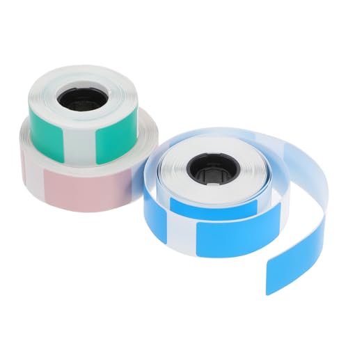 COMNESTBI 3 Rollen Etiketten Papier Drucken Etiketten Für Namensschilder Etiketten Für Thermodrucker Thermoetikettenpapier Leere Namensschild-aufkleber Thermosynthetisches Papier von COMNESTBI