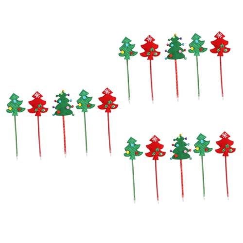 COMNESTBI 3 Sätze Weihnachtsbaum Kugelschreiber Für Kreative Weihnachtsstationery Für Lehrer Im Niedlichen Cartoon Design Bequem 5 Stück * 3 COMNESTBI 3 Sätze Weihnachtsbaum Kugelschreiber Für Kreative Weihnachtsstationery Für Lehrer Im Niedlichen Cartoon Design Bequem 5 Stück * 3 von COMNESTBI
