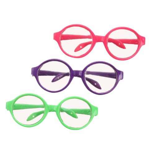 COMNESTBI 3 Stück Mini-Brillenspielzeug Puppe putzbrille Minipuppen-Kostümbrille Zubehör realistisch klein Puppe Brillen Brille Plastik Zufällige Farbe COMNESTBI 3 Stück Mini-Brillenspielzeug Puppe putzbrille Minipuppen-Kostümbrille Zubehör realistisch klein Puppe Brillen Brille Plastik Zufällige Farbe von COMNESTBI