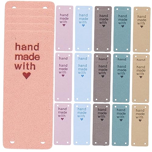 COMNESTBI 30Stücke Mikrofaser für Kleidung Handgefertigte Dekorative Textnähtetiketten Verschiedenen und Personalisieren von Kleidungsstücken COMNESTBI 30Stücke Mikrofaser für Kleidung Handgefertigte Dekorative Textnähtetiketten Verschiedenen und Personalisieren von Kleidungsstücken von COMNESTBI