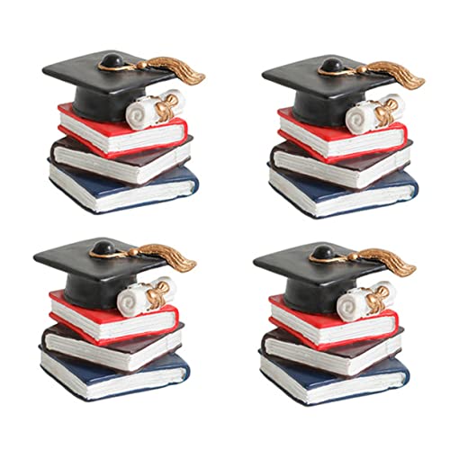 COMNESTBI 4 Stück Buchschmuck Aus Harz Geburtstag Planke Mini Abschlussfeier Dekoration Buchstapelverzierungen Ornamente Papier Kuchen Dekorativer Topper Party Hochzeit Kuchen -topper Black COMNESTBI 4 Stück Buchschmuck Aus Harz Geburtstag Planke Mini Abschlussfeier Dekoration Buchstapelverzierungen Ornamente Papier Kuchen Dekorativer Topper Party Hochzeit Kuchen -topper Black von COMNESTBI