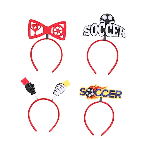 COMNESTBI 4 Stück Fußball-fan-stirnband Sportliches Stirnband Partybedarf Im Freien Party-haar- -accessoire Fußballpartyzubehör 2022 Fußball -themenpartyzubehör Bands Hoch Abs COMNESTBI 4 Stück Fußball-fan-stirnband Sportliches Stirnband Partybedarf Im Freien Party-haar- -accessoire Fußballpartyzubehör 2022 Fußball -themenpartyzubehör Bands Hoch Abs von COMNESTBI