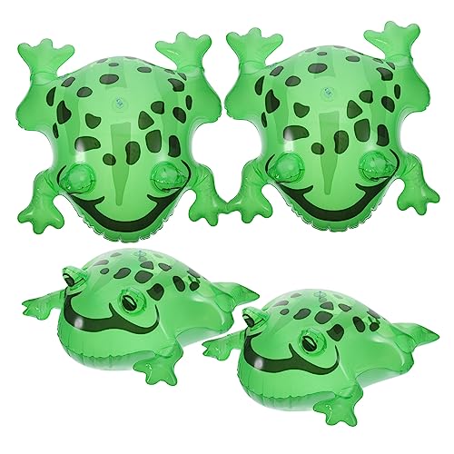 COMNESTBI 4Satz Aufblasbare Frösche Froschballons für Springtiere und Partydeko Niedliches Design für Garten und Geburtstagsfeiern und Fotorequisiten COMNESTBI 4Satz Aufblasbare Frösche Froschballons für Springtiere und Partydeko Niedliches Design für Garten und Geburtstagsfeiern und Fotorequisiten von COMNESTBI