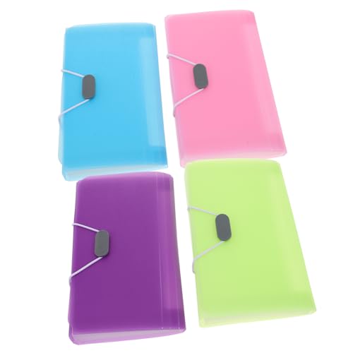 COMNESTBI 4Stücke Mini Organizer Farbenfroher Ordner mit Fächern für Quittungen Verträge und Dokumente Tragbar und Langlebig für Büro und Zuhause COMNESTBI 4Stücke Mini Organizer Farbenfroher Ordner mit Fächern für Quittungen Verträge und Dokumente Tragbar und Langlebig für Büro und Zuhause von COMNESTBI