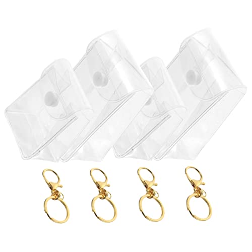 COMNESTBI 4Stücke Transparente Aufbewahrungstaschen für Lippenstifte und Figuren Kosmetik Organizer mit Schlüsselring für Staubfreie Lagerung und Ansprechende Präsentation COMNESTBI 4Stücke Transparente Aufbewahrungstaschen für Lippenstifte und Figuren Kosmetik Organizer mit Schlüsselring für Staubfreie Lagerung und Ansprechende Präsentation von COMNESTBI