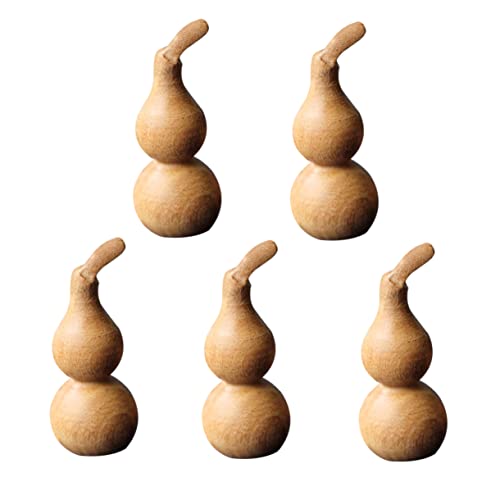 COMNESTBI 5 Stück Holz Gourd Ornamente Dekorative Gourd Form für DIY Bastelprojekte für Zuhause Büro und Geschäfte Langlebig und Platzsparend COMNESTBI 5 Stück Holz Gourd Ornamente Dekorative Gourd Form für DIY Bastelprojekte für Zuhause Büro und Geschäfte Langlebig und Platzsparend von COMNESTBI