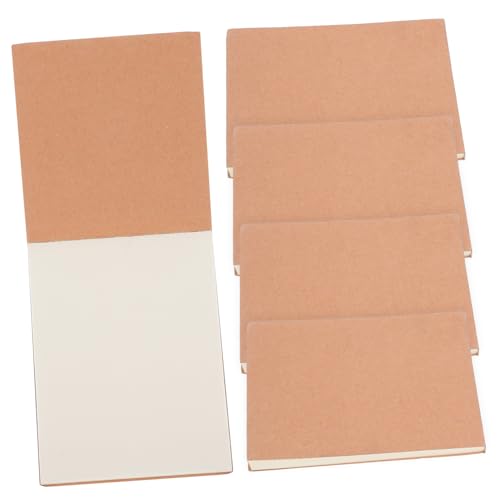 COMNESTBI 5 Stück Mini Notizblöcke Leeres Skizzenbuch aus Dickem Vielseitige Memo Pads für Notizen Schreiben und Zeichnen Notizheft für Büro und Schule von COMNESTBI
