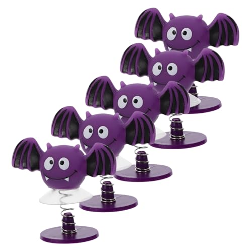 COMNESTBI 5 Stück Teiliges Halloween Spring Cartoon Springende Fledermaus Spielzeuge für Mitgebsel für Halloween Partys Leicht und Lustig für Junge COMNESTBI 5 Stück Teiliges Halloween Spring Cartoon Springende Fledermaus Spielzeuge für Mitgebsel für Halloween Partys Leicht und Lustig für Junge von COMNESTBI