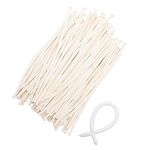 COMNESTBI 50 Stück Ballonmodellierung Pastell Partyballons lang gelbe Luftballons Ballons für Ballonbogen ballonie kidsballonie Partyzubehör dekorative Luftballons für Partys Emulsion von COMNESTBI